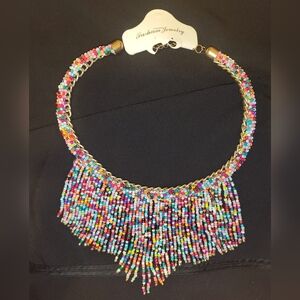 Mardi Gra Beaded Necklace